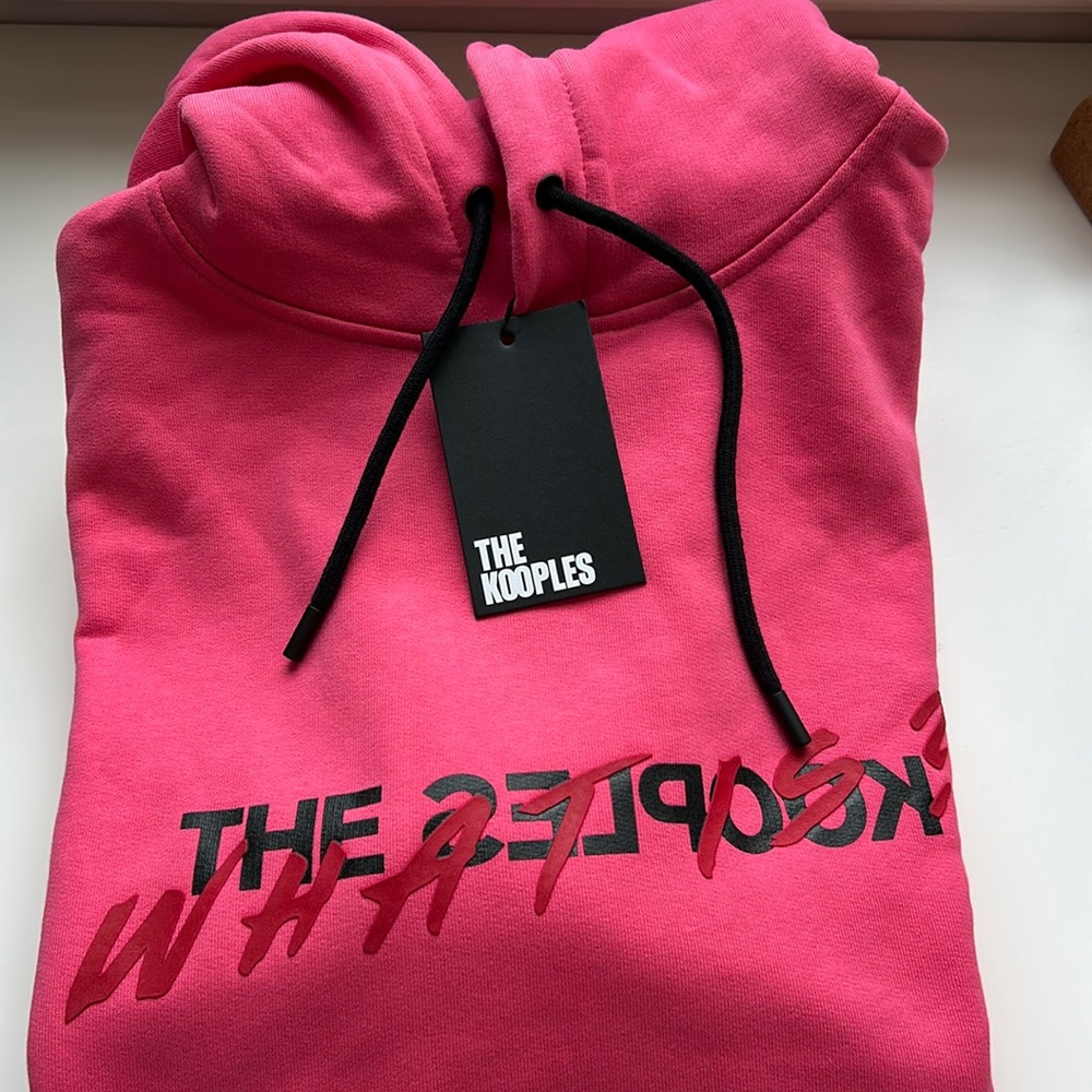 Small pink hoodie
